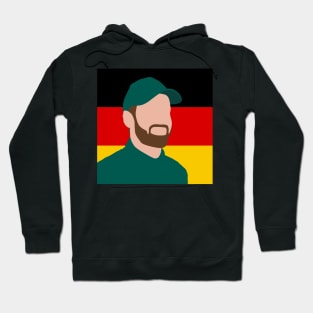 Sebastian Vettel Face Art - Flag Edition Hoodie